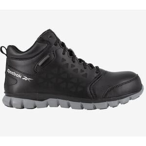 Reebok Sublite Cushion Work Waterproof Mid-Cut Boot Black/Gray Size 11W